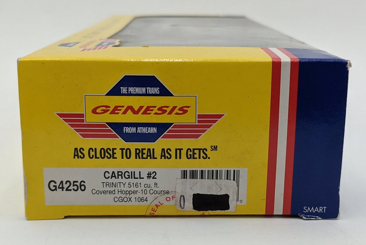 Athearn G4256 HO Scale CGOX Cargill Trinity 3-Bay Covered Hopper #1064 NIB