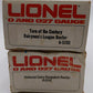 Lionel O Gauge Assorted Reefer Cars- 6-5701 6-5702 [2] LN/Box