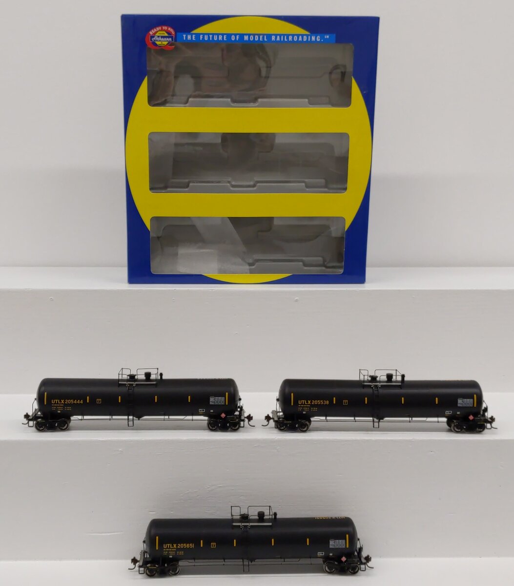 Athearn 97612 HO UTLX RTR 30,000-Gallon Ethanol Tank #3 (3) EX/Box