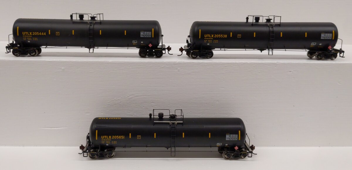 Athearn 97612 HO UTLX RTR 30,000-Gallon Ethanol Tank #3 (3) EX/Box