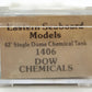 Eastern Seaboard Models 1406 Dow Chemicals  42' Single Dome Chemical Tank Car EX/Box