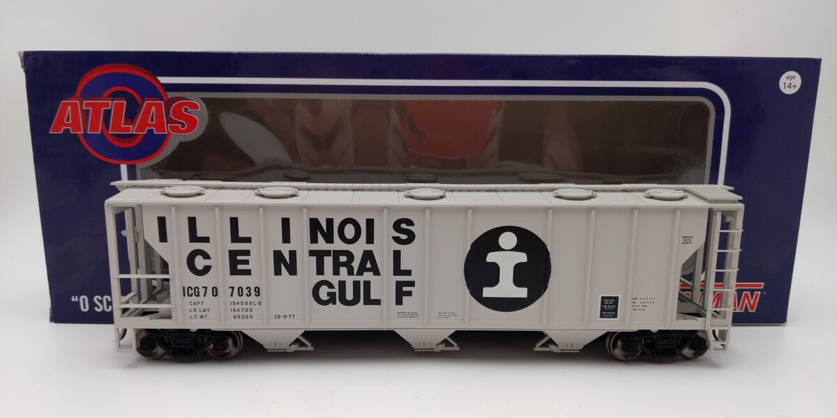 Atlas 2002566-2 O Illinois Central Gulf PS-2 Covered Hopper #707039 (2-Rail) LN/Box