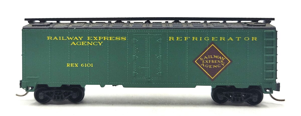 Atlas 2393 N Scale Railway Express Agency 40' Refrigerator Car #6101 LN