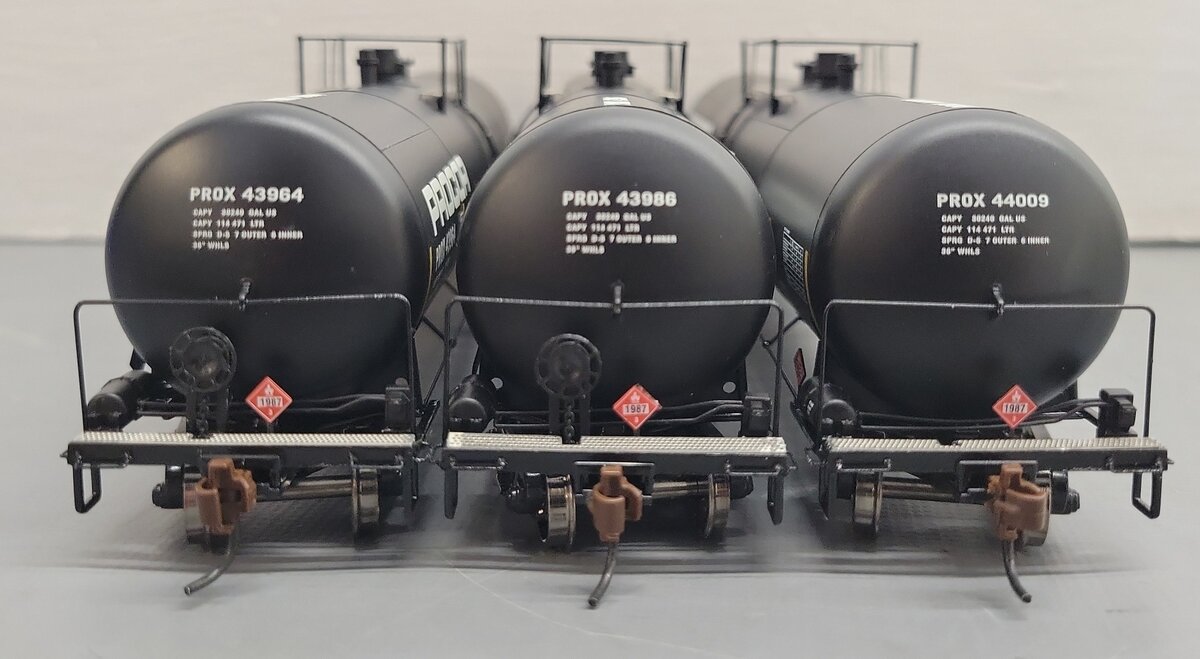 Athearn 97607 HO Procor RTR 30,000-Gallon Ethanol Tank Cars #2 (3) EX/Box