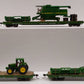 HO Scale Assorted Burlington Northern Flatcars w/ Diecast Loads [3] EX