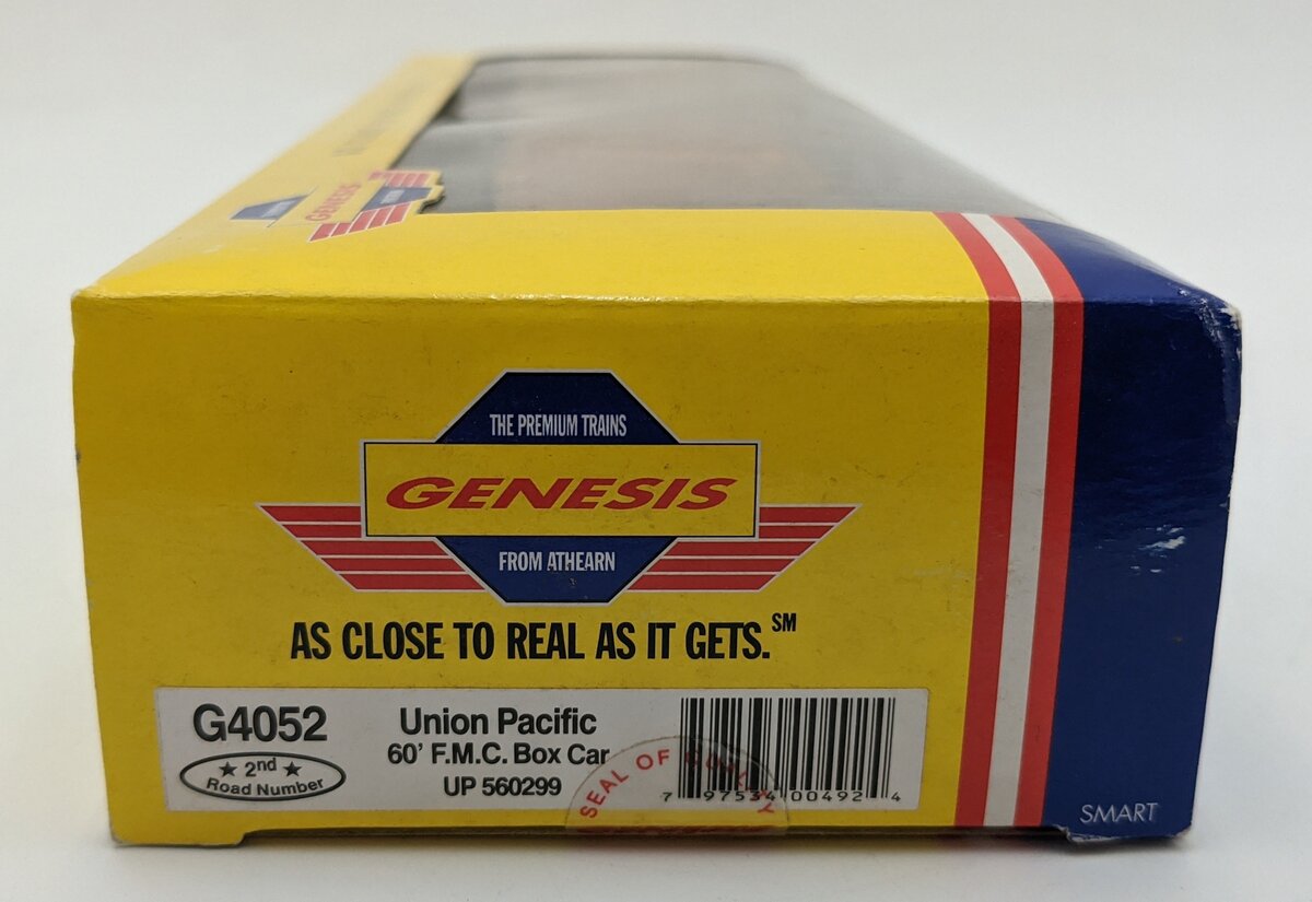 Athearn G4052 HO Scale Union Pacific 60' F.M.C. Box Car #560299 NIB