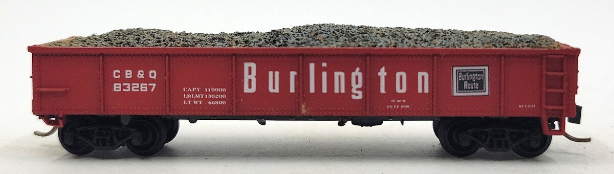 Roco 28523 N Burlington Route Open Top Gondola #83267 LN