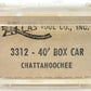 Atlas 3312 N Scale Chattahoochee Industrial 40' Steel Plug Door #1275 EX/Box