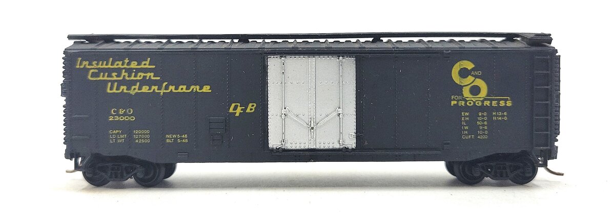 Bachmann 53-1010-22 N Scale Chesapeake & Ohio Box Car # 23000 LN