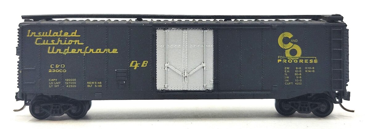 Bachmann 53-1010-22 N Scale Chesapeake & Ohio Box Car # 23000 LN
