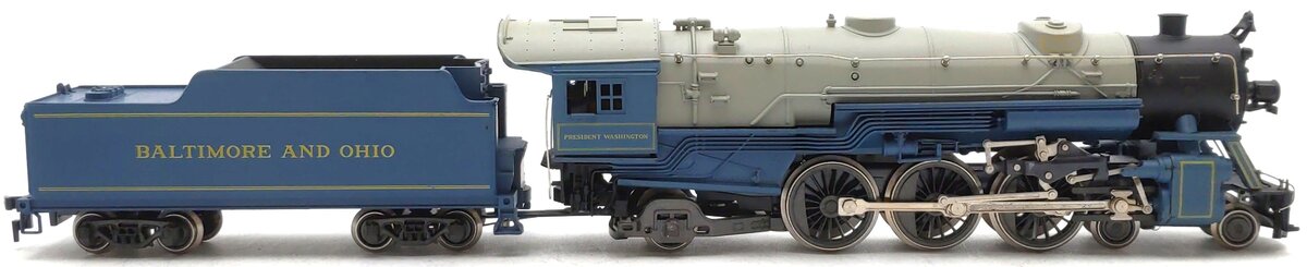 AHM 5087H HO Scale B&O 4-6-2 Steam Locomotive & Tender EX