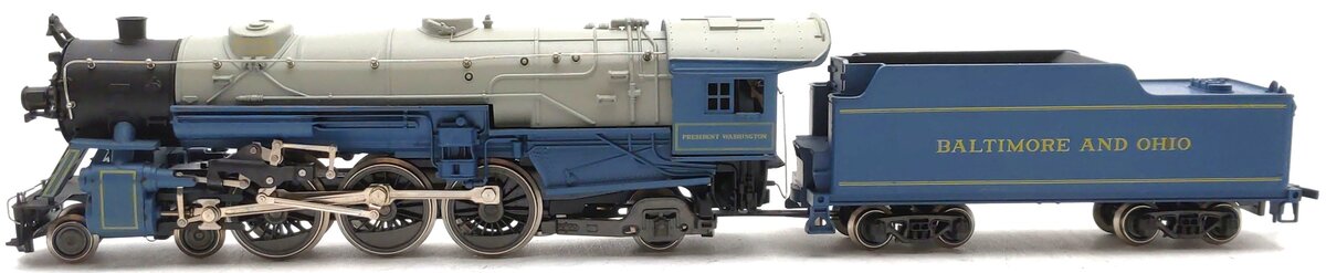 AHM 5087H HO Scale B&O 4-6-2 Steam Locomotive & Tender EX