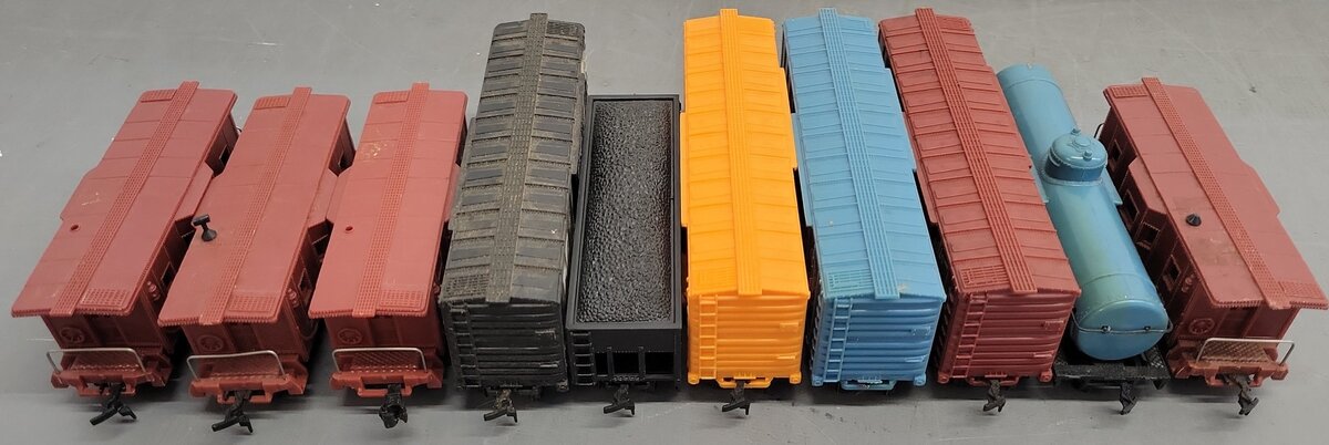 Marx HO Gauge Assorted Freight Cars 630, 25000, 40397, 104436, 20268 [10] VG