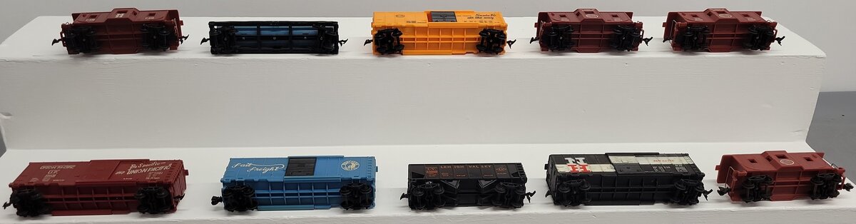 Marx HO Gauge Assorted Freight Cars 630, 25000, 40397, 104436, 20268 [10] VG