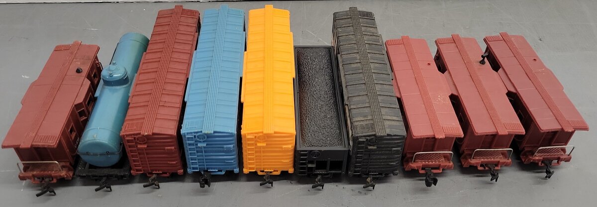 Marx HO Gauge Assorted Freight Cars 630, 25000, 40397, 104436, 20268 [10] VG
