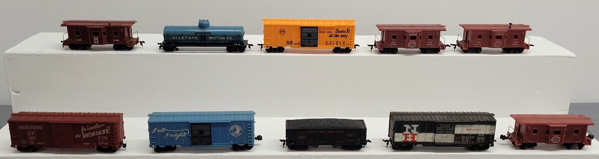 Marx HO Gauge Assorted Freight Cars 630, 25000, 40397, 104436, 20268 [10] VG