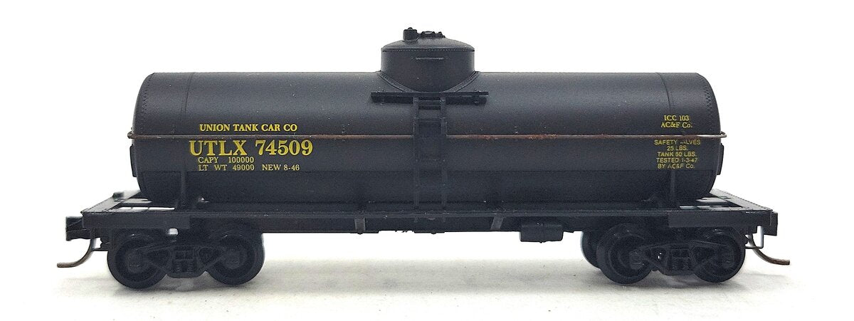 Micro-Trains 06500062 N Scale Union Tank Car 39' Single Dome Tank Car #74509 VG/Box