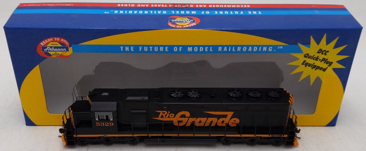 Athearn 95429 HO D&RGW SD45 Diesel Locomotive #5329 w/DCC EX/Box