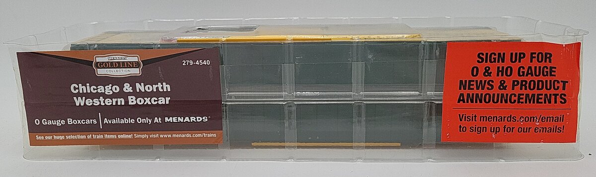 Menards 279-4540 O Chicago & North Western Boxcar NIB