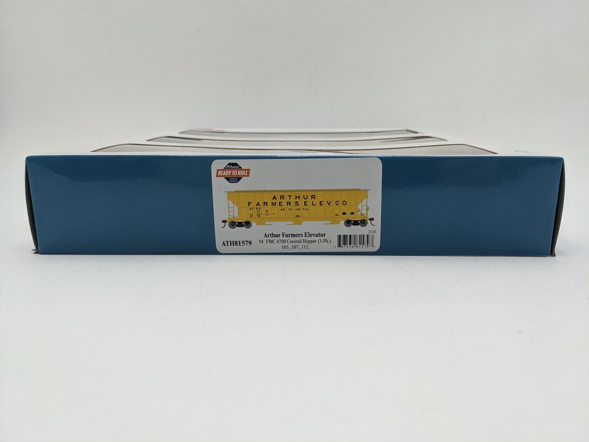 Athearn 81579 HO AFEX RTR FMC 4700 Covered Hopper (Pack of 3) NIB