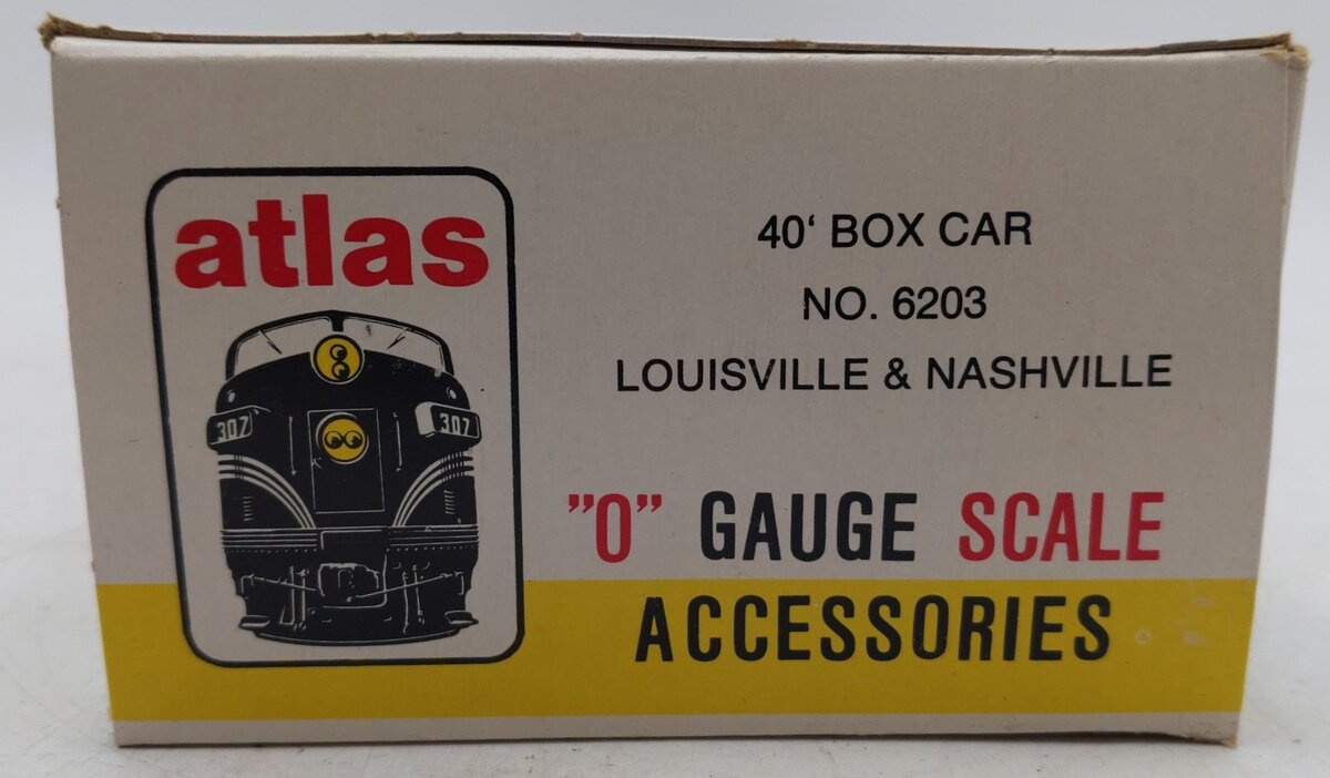 Atlas 6203 O Louisville & Nashville 40' Box Car #92573 EX/Box