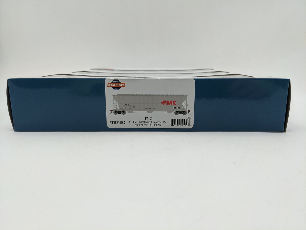 Athearn 81582 HO NAHX 54' FMC 4700 Covered Hopper - RTR (Pack of 3) NIB