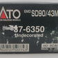 Kato 37-6350 HO Scale Undecorated EMD SD90/43MAC Diesel Locomotive EX/Box