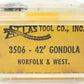 Atlas 3506 N Scale Norfolk & Western Gondola w/ Custom Load EX/Box