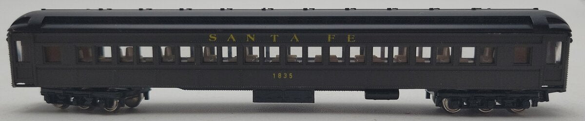 Model Power 8620 N Scale Atchison Topeka Santa Fe Standard Coach Car #1835 LN
