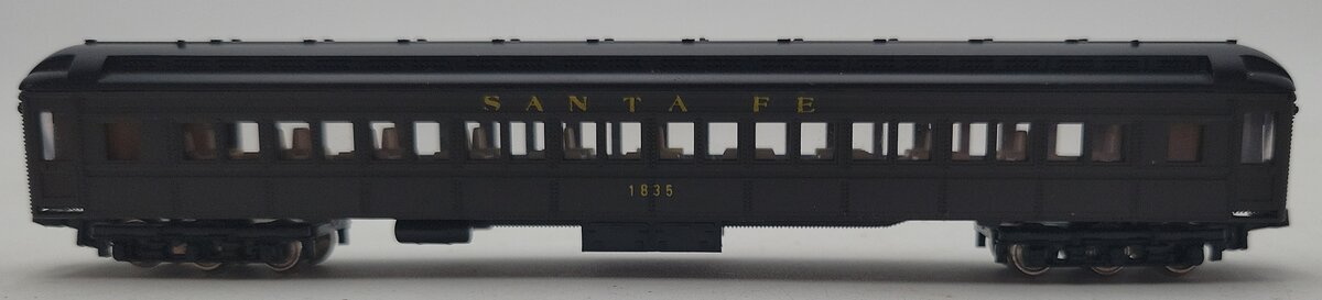 Model Power 8620 N Scale Atchison Topeka Santa Fe Standard Coach Car #1835 LN