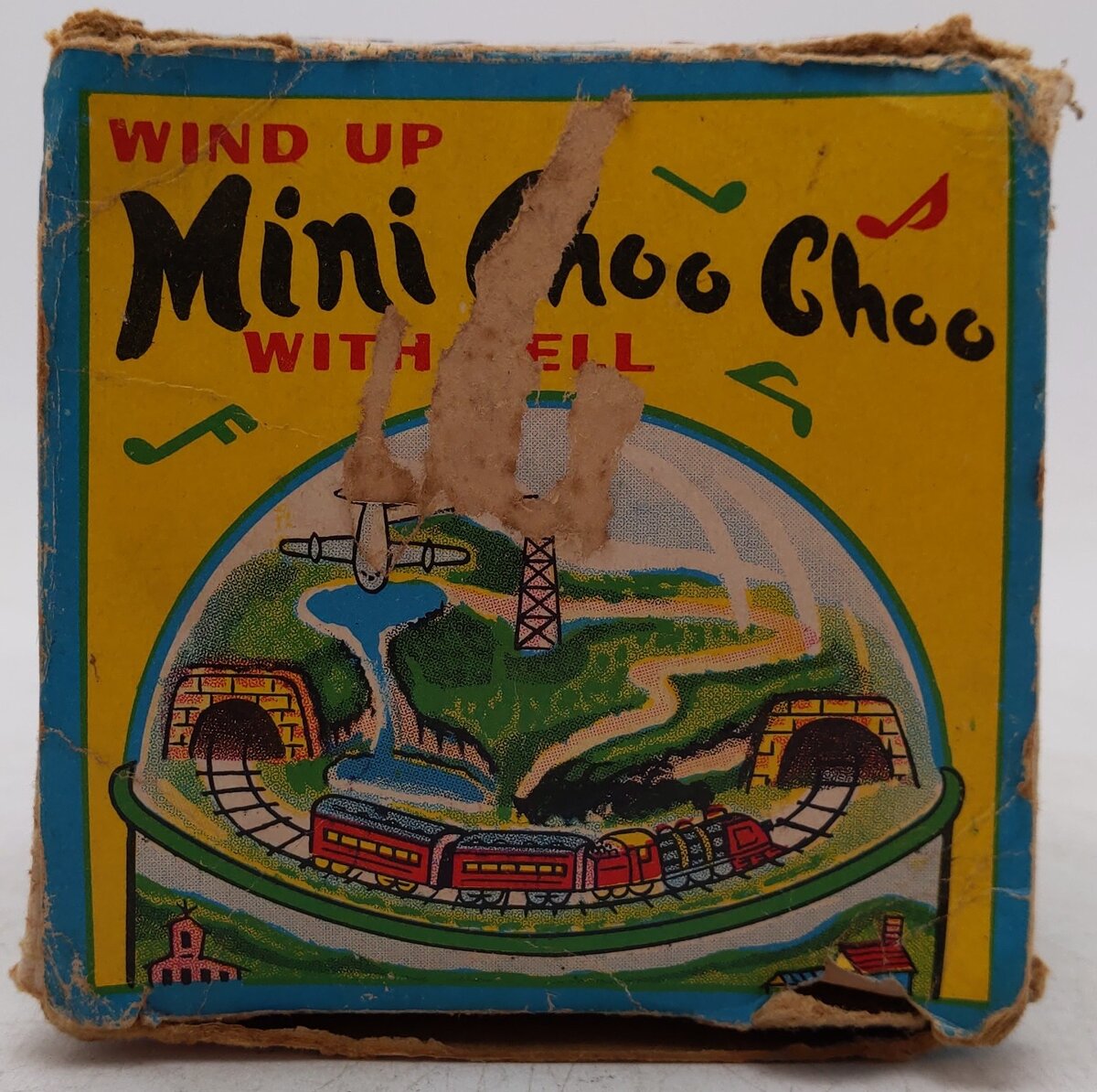 Wind Up Mini ChooChoo With Bell & MS277 Airport Carousel VG