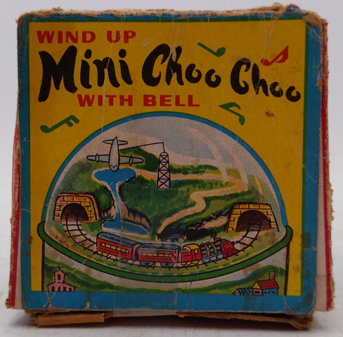 Wind Up Mini ChooChoo With Bell & MS277 Airport Carousel VG
