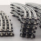 Lionel & Menards Curved Track Sections 6-65572, 6-65554, 279381 [14] VG