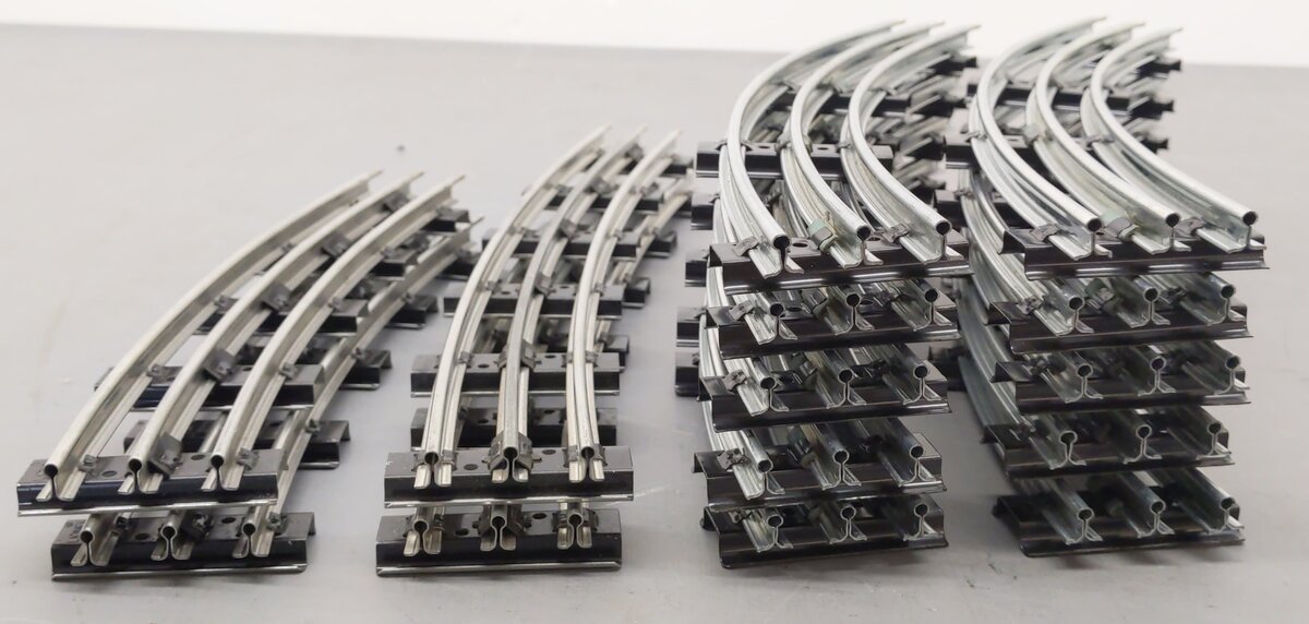 Lionel & Menards Curved Track Sections 6-65572, 6-65554, 279381 [14] VG