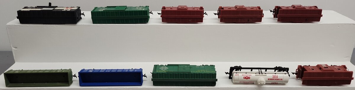 Marx HO Gauge Assorted Freight Cars 36000, 20298, 3903, 1959, 630, 11874 [10] VG