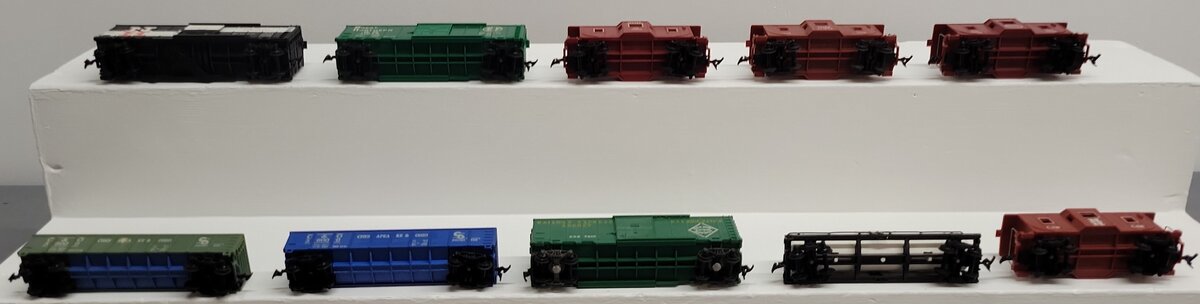 Marx HO Gauge Assorted Freight Cars 36000, 20298, 3903, 1959, 630, 11874 [10] VG