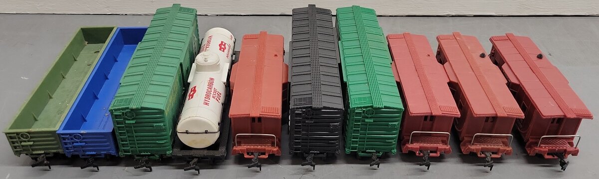 Marx HO Gauge Assorted Freight Cars 36000, 20298, 3903, 1959, 630, 11874 [10] VG