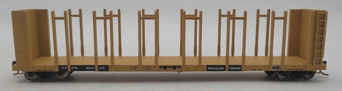 Walthers 932-3161 HO Scale TTX 63' Pulpwood Flat Car #82055 EX/Box
