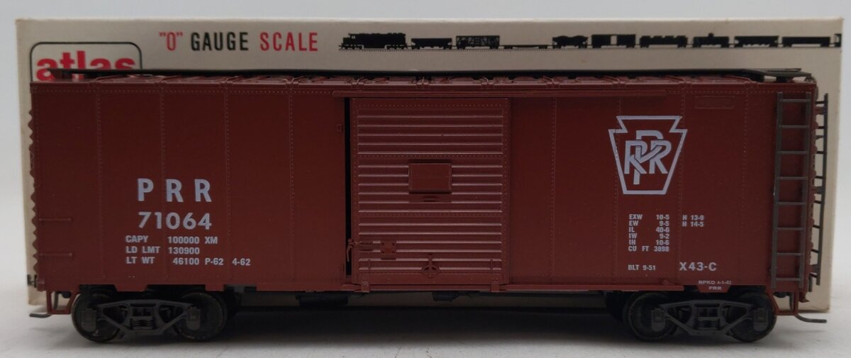 Atlas 6204 2-Rail Pennsylvania Boxcar #71064 EX/Box