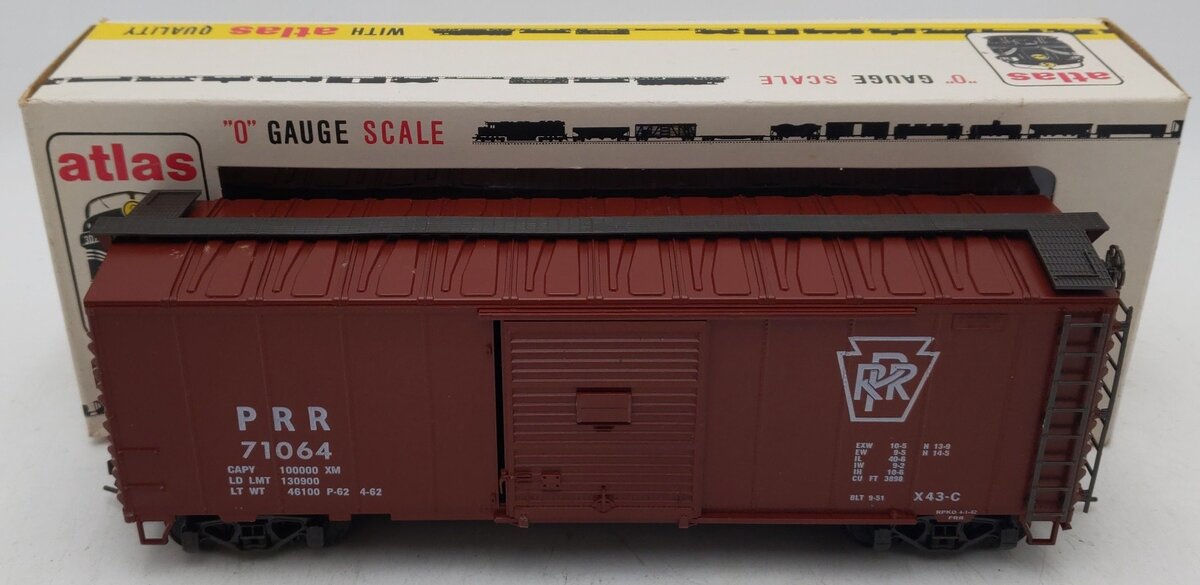 Atlas 6204 2-Rail Pennsylvania Boxcar #71064 EX/Box
