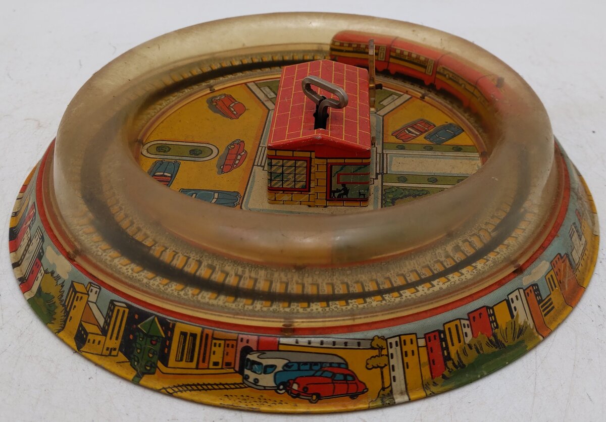 Marx Vintage Tin Windup Subway Express Train Toy VG