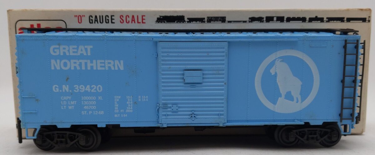 Atlas 6201 O Scale Great Northern Boxcar (3 Rail) EX/Box