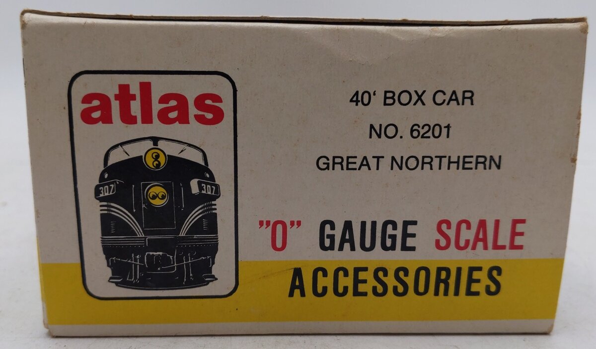 Atlas 6201 O Scale Great Northern Boxcar (3 Rail) EX/Box
