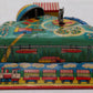 Vintage Tin Windup Children Station Train Toy VG