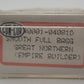 Con-Cor 0001-04081D Great Northern Smooth-Side Full Baggage Car EX/Box