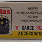 Atlas 6241 O Western Pacific Plugdoor Reefer Car #61051 (2-Rail) VG/Box