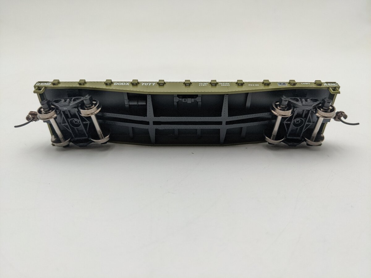 Athearn RND2300 HO Scale DODX 40' Flat Car With Boat LN/Box