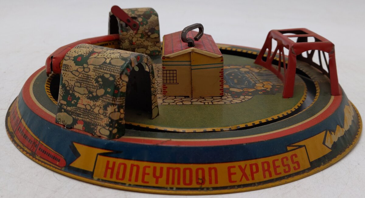 Marx Vintage Tin Windup Honeymoon Express Train Toy VG