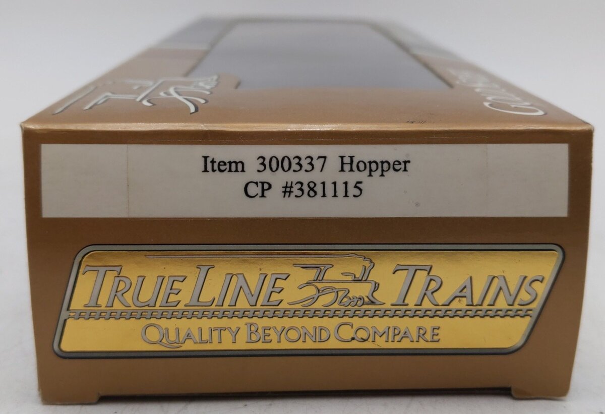True Line Trains 300337 HO Scale Canadian Pacific 4-Bay Hopper Car #381115 EX/Box