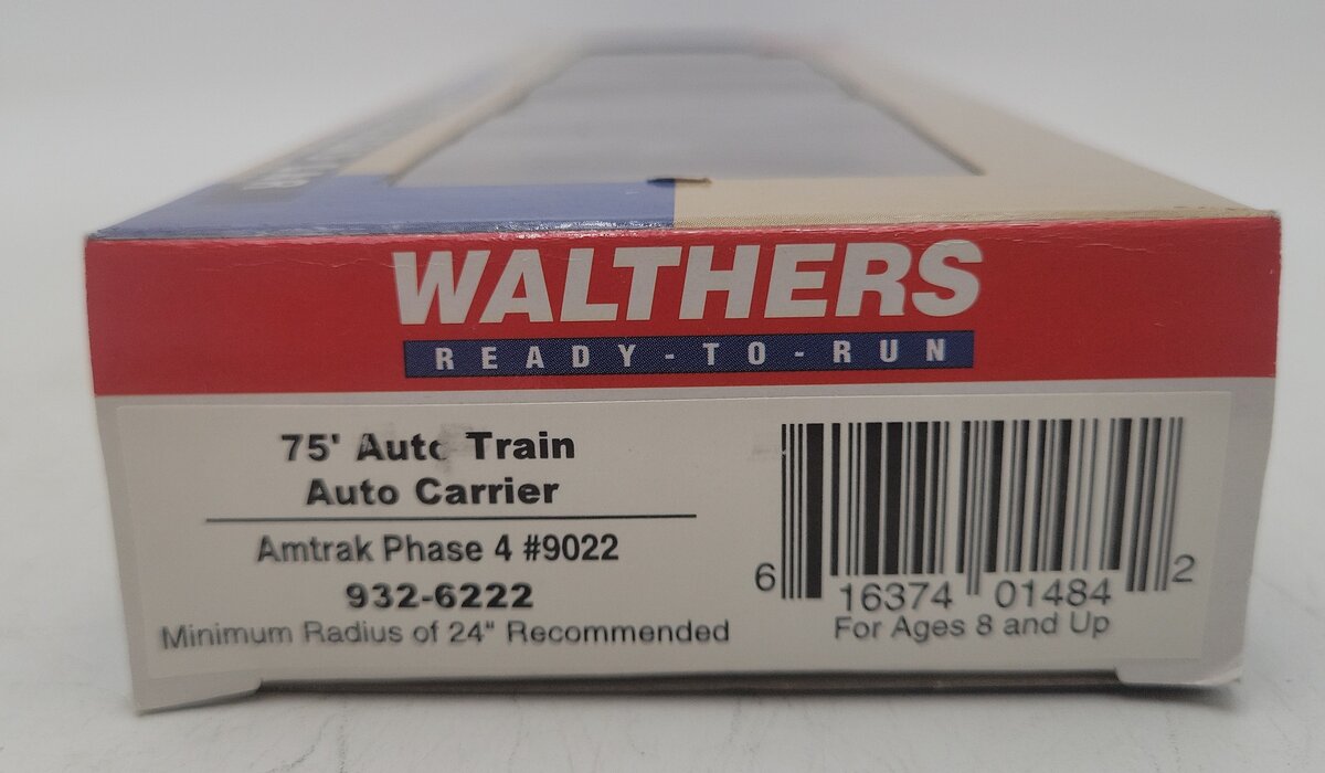 Walthers 932-6222 HO Scale 75' Auto Train Auto Carrier #9022 LN/Box